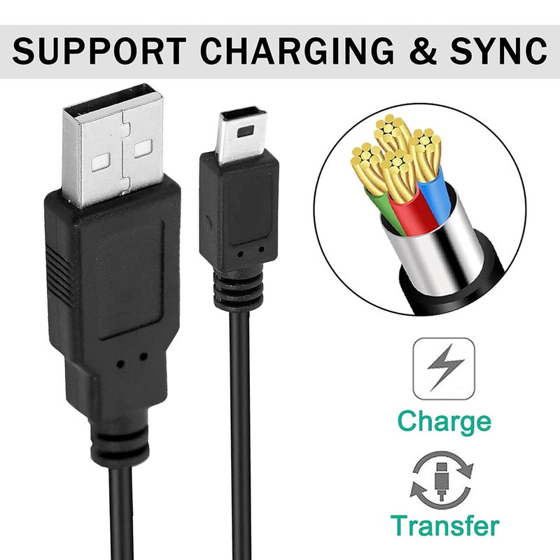 SaiTech IT 10 Pack USB 2.0 A to Mini 5 pin B Cable for External HDDS/Camera/Card Readers/ MP3 Player(150cm - 5Feet - 1.5M) -Black - Image 4